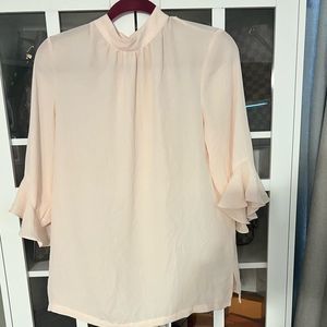 H&M Pink Sheer Blouse